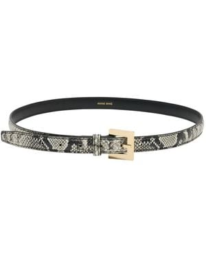 Anine Bing Nicola Belt - Brown