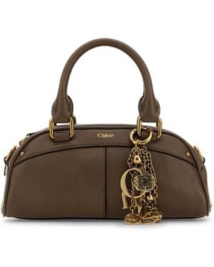 Chloé Small Bowling - Brown