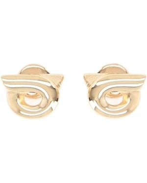 Ferragamo "Hooks" Earrings - Natural