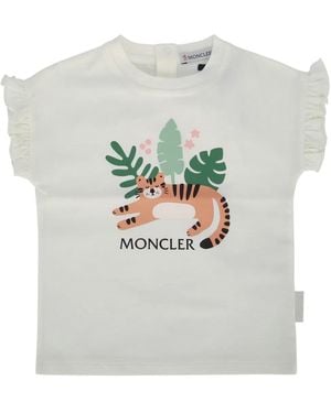 Moncler Jr Ss T-Shirt - Grey