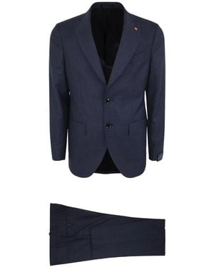 Sartoria Latorre Two Buttons Suit - Blue