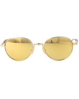 Bottega Veneta Metal Sunglasses - Yellow