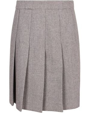 Celine Knitted Skirt - Gray