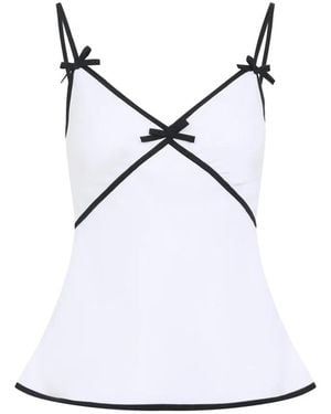 Moschino Bow Top - White