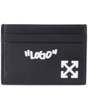 Off-White c/o Virgil Abloh Jitney Quote Card Case - Blue