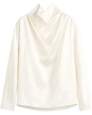 TOTEME Cowl Neck Blouse - White