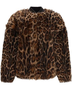 Arma Toscana Brissa Animal-Print Jacket - Brown