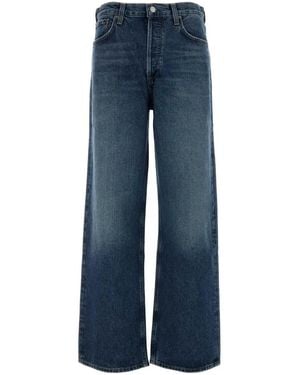 Agolde Low Slung Baggy - Blue