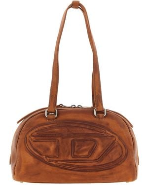 DIESEL '1Dr Dome Soft' Shoulder Bag - Brown