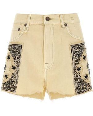R13 'X-Bf' Shorts - Natural
