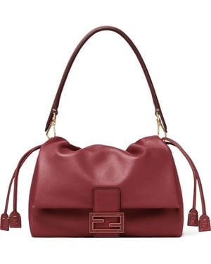 Fendi Medium Mum Baguette Bag - Red
