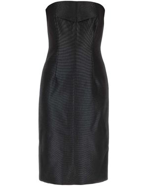 Max Mara Twill Mallo Sheath Dress - Black