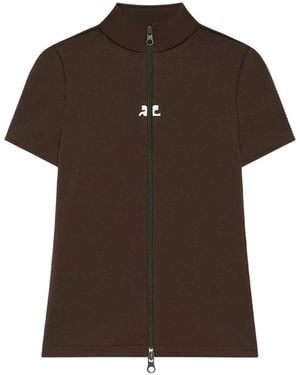 Courreges "Interlock" Top - Brown
