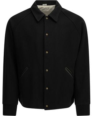 A.PRESSE "Coach" Bomber Jacket - Black