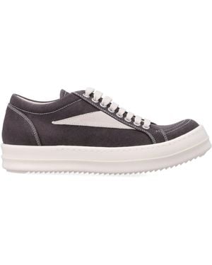 Rick Owens Drkshdw Grape Vintage Sneaks - Blue
