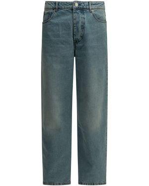 Ami Paris Wide-Leg Jeans - Blue