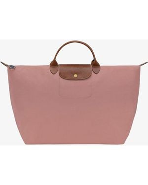 Longchamp Le Pliage Nylon Handbag - Purple