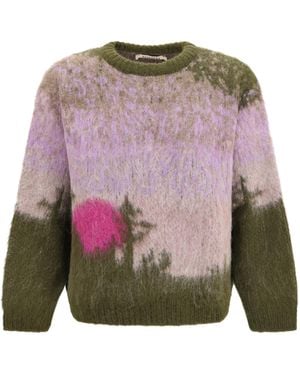 BAZISZT Huanuco Baby Alpaca And Wool-Blend Jumper - Pink
