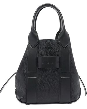 Hogan Small "Script Shopping" Bag - Black