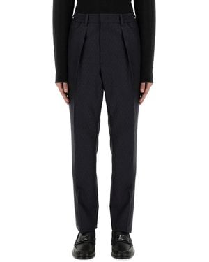 Fendi Wool Trousers - Black