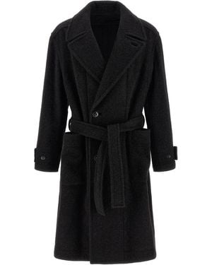 Lemaire 'Soft' Coat - Black