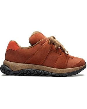 Birkenstock Goerlitz Suede Trainers Shoes - Brown