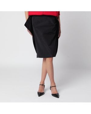 Aliita Mint Asymmetric Skirt - Black