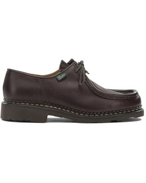 Paraboot "Michael" Lace-Up Loafers - Brown