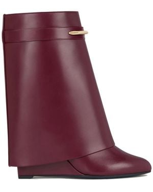 Givenchy Shark Pinch Ankle Boots - Purple