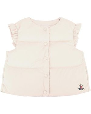 Moncler Jr Olivia Vest - Natural