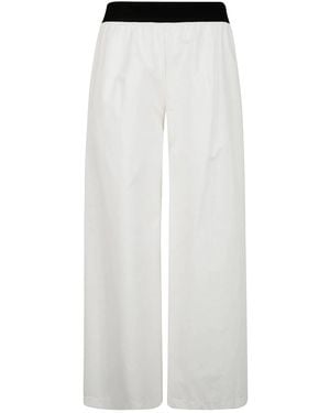 Maria Calderara Cotton Pants - White
