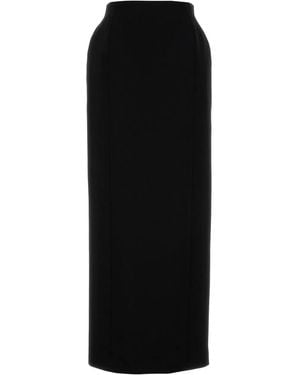Balenciaga Hourglass Maxi Skirt - Black