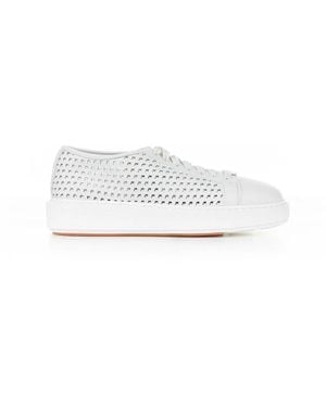 Santoni Trainer - White