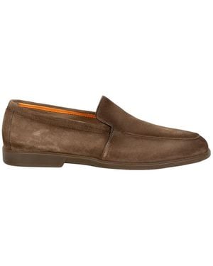 Santoni Suede Sandals - Brown