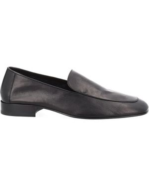 Dries Van Noten Leather Loafers - Grey