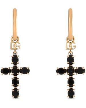 Dolce & Gabbana Dolce & Gabbana Creole Earrings - White