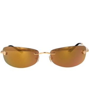 Versace Metal Sunglasses - Brown