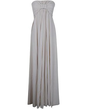 Chiara Boni Dolse Long Dress Jersey - Gray
