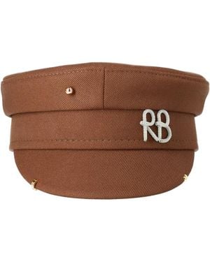 Ruslan Baginskiy Cotton-Acrylic Hat - Brown