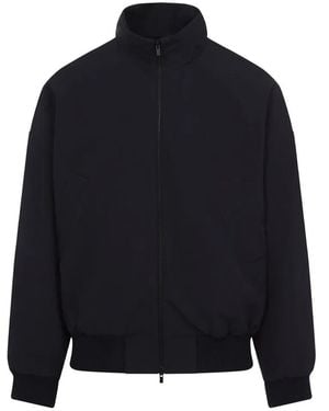 Fear Of God Wool Jacket With Zip - Blue