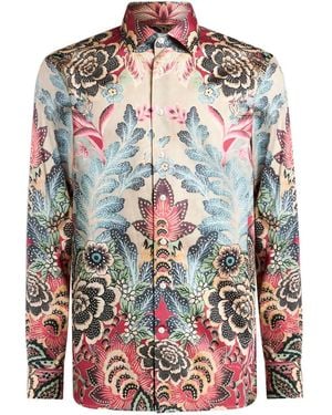 Etro Shirt With Floral Print - Red