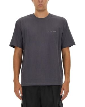 ih nom uh nit Cotton T-Shirt - Grey