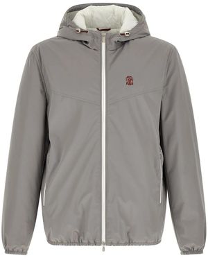 Brunello Cucinelli Windproof Jacket - Grey