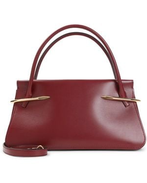 Givenchy Pinch Medium Calf Leather Shoulder Bag - Red