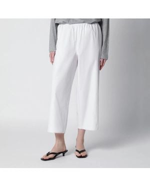 Rohe Cropped Cotton Pants - White
