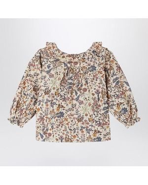 Bonpoint Multicolored Gigi Blouse - Brown