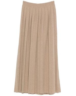 Lisa Yang Minda Midi Skirt - Natural