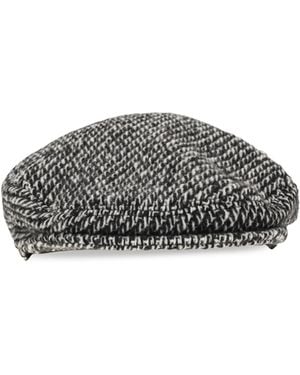 Dolce & Gabbana Dolce & Gabbana Wool-Blend Flecked Flat Cap - Grey