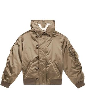 Isabel Marant Elroy Button Hooded Jacket - Natural