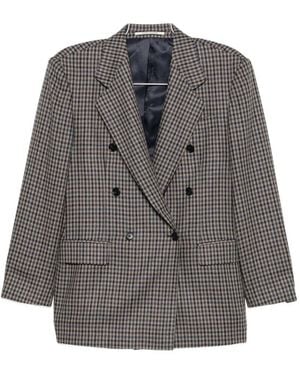 Tagliatore Wool Double-Breasted Jacket - Gray